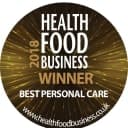 Health Food Business, Best Personal Care 2018 – Winner