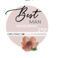 Organics Clean Awards, Best Man Deodorant 2021