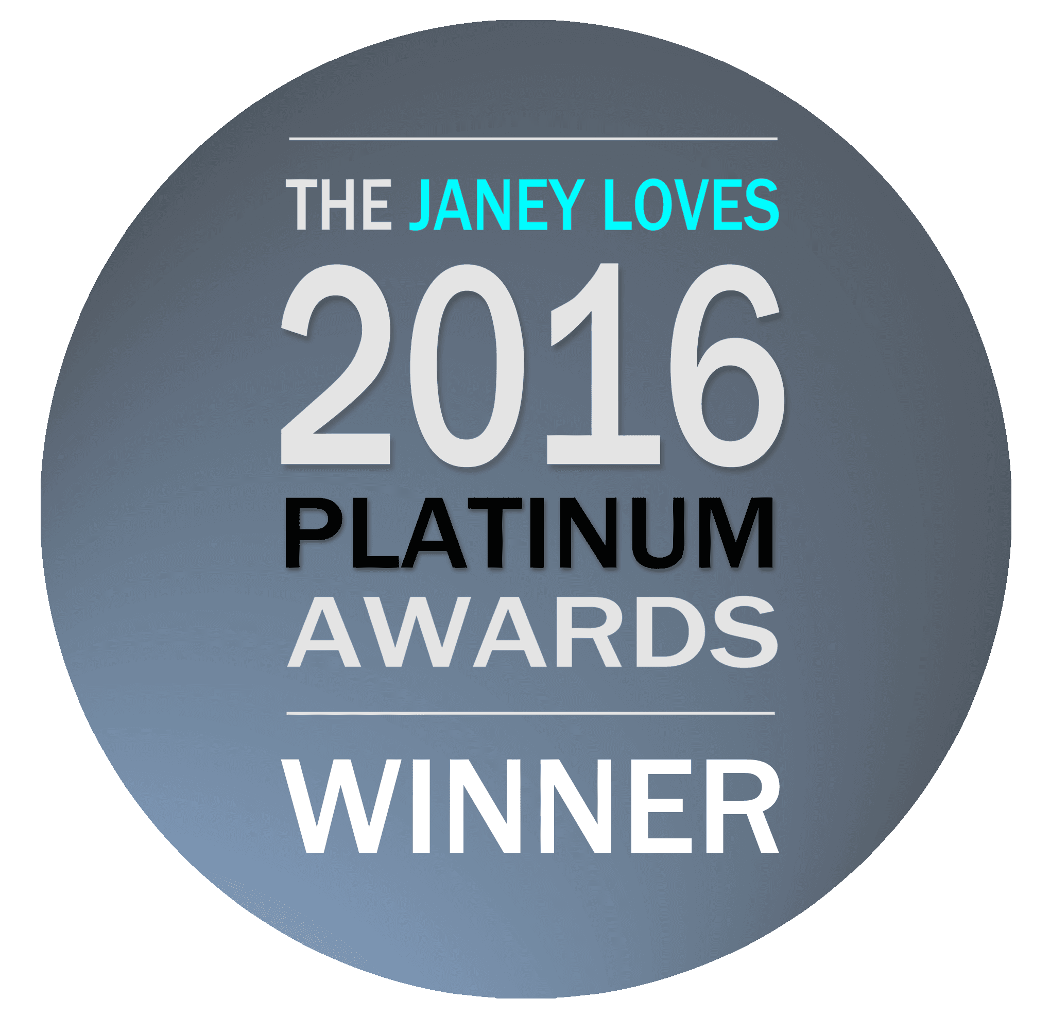 Janey Loves 2016 - Platinum Winner