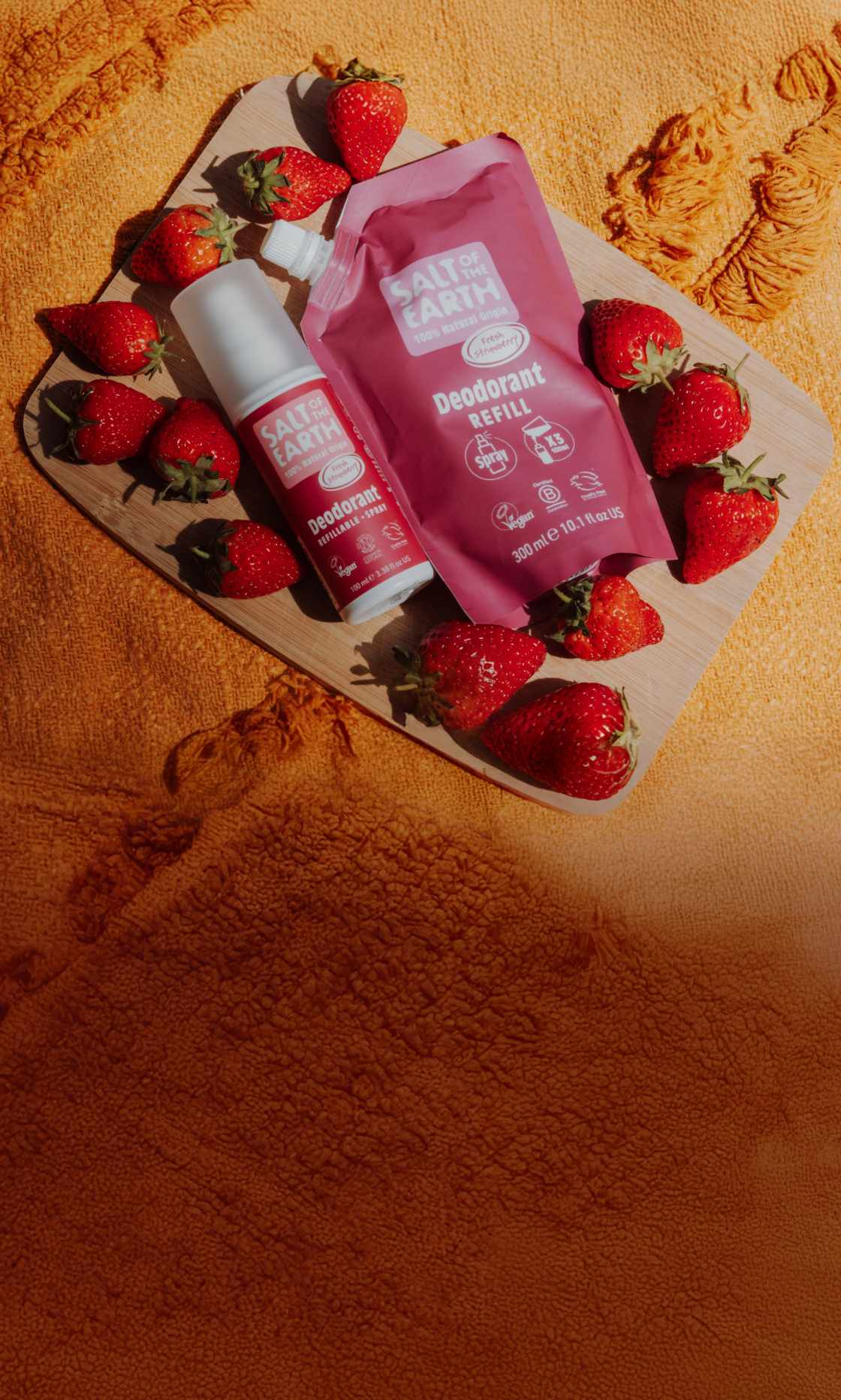 Salt of the Earth refillable natural deodorant — spray and refill pouch
